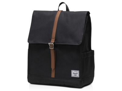 Herschel City рюкзак из переработанного материала объемом 16 л - сплошной черный