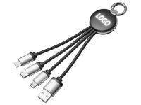 Зарядный кабель 3-в-1 с подсветкой лого Ion mini