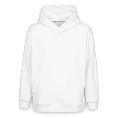 Худи флисовое унисекс Manakin, белое, размер XS/S