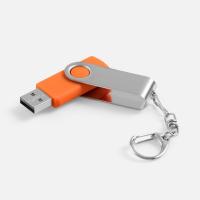 Флешка Twist, оранжевая