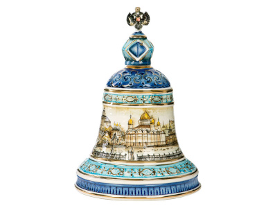 Штоф Колокол (цветной с золотом), 2,5л