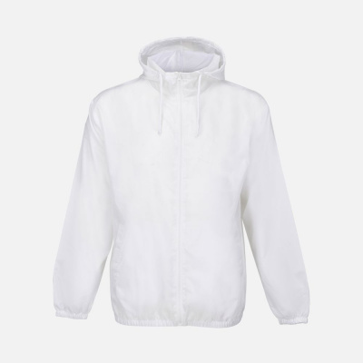 Ветровка унисекс Shield, белая, размер XS