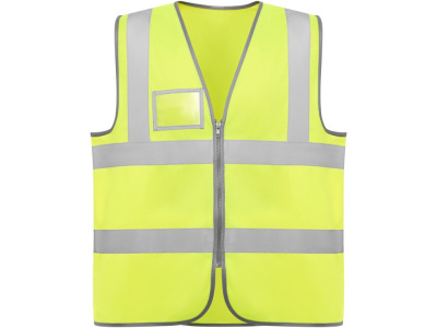 Жилет светоотражающий Polux, неоновый желтый