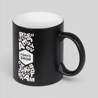 Кружка с покрытием для гравировки Subcolor BLK
