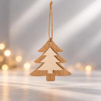 Деревянная подвеска на елку Firtree