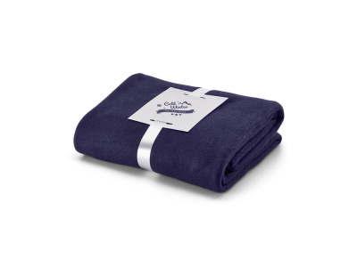 WARMY. Флисовый плед 250 г/м2, Синий