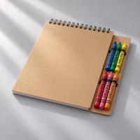 Блокнот А5 Doodle с восковыми мелками