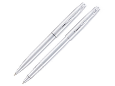 Набор Pierre Cardin коллекция ПАРА (PEN&PEN) : ручка шариковая + роллер. Корпус - латунь и стальное покрытие. Отделка и детали дизайна - сталь, хром. Цвет - стальной. Упаковка Е.