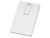 USB-флешка на 64 Гб Card Metal в виде металлической карты