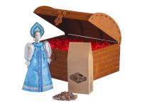 Подарочный набор: кукла фарфоровая, чай Малина с мятой