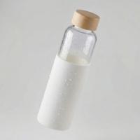 Стеклянная бутылка для воды в силиконовом чехле Refine