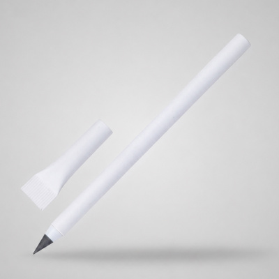 Вечный карандаш из переработанной бумаги Recycled pencil, белый (Р)