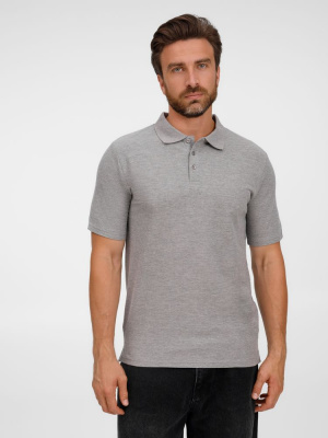 Рубашка поло унисекс Tervise, серый меланж, размер S