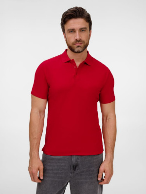 Рубашка поло унисекс Tervise, красная, размер S