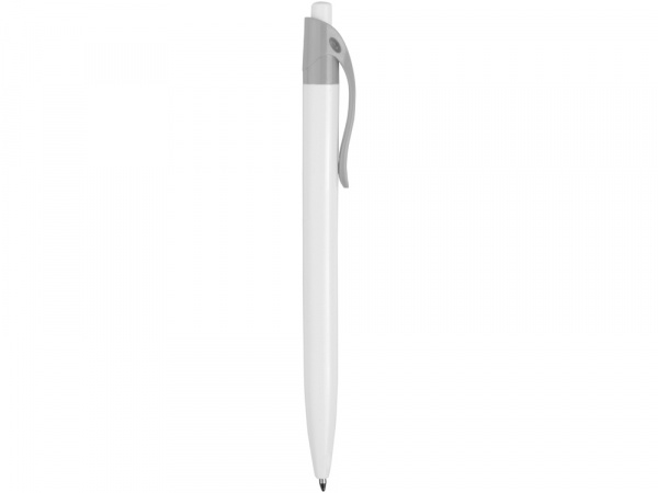 Ручка шариковая Какаду, белый/серый