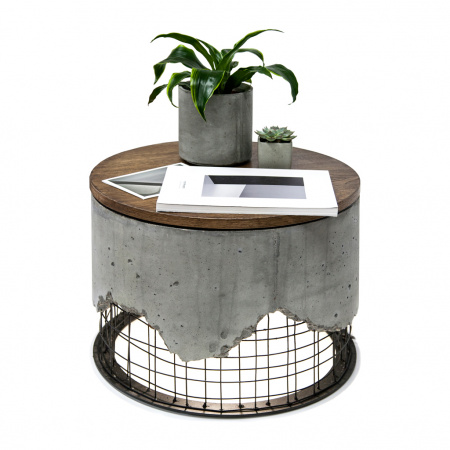 Кашпо CYLINDER 155 (бетон)