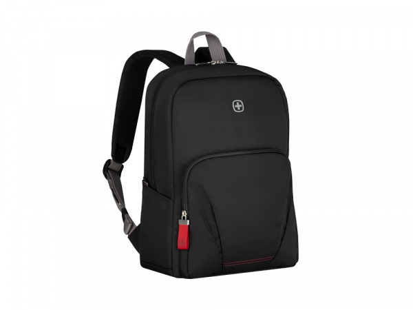 Рюкзак WENGER Motion 15.6, черный, нейлон, 31x17x42 см, 20 л