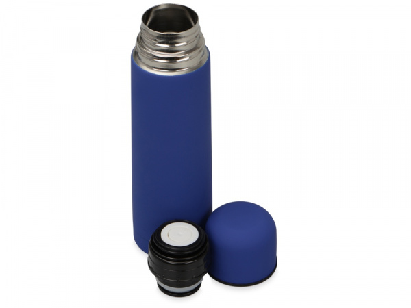 Термос Ямал Soft Touch с чехлом, 500мл, синий