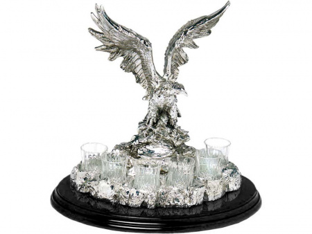 Настольный набор для водки Орел