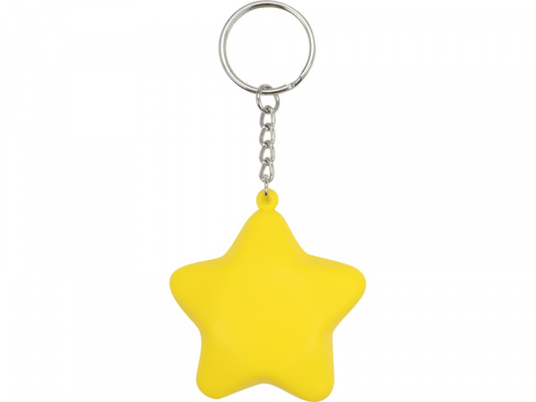Брелок-антистресс Звезда, желтый