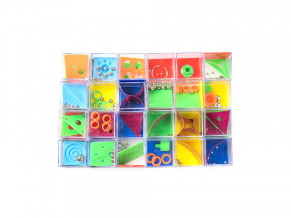 Набор из 24 игр CUBIK, разноцветный