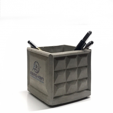 Стакан канцелярский ПО-2 (бетон) продаётся от 5 шт