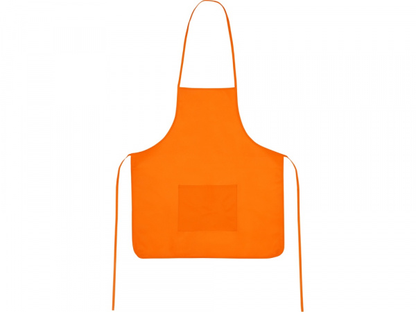 Фартук, оранжевый, плотность 80г/м2