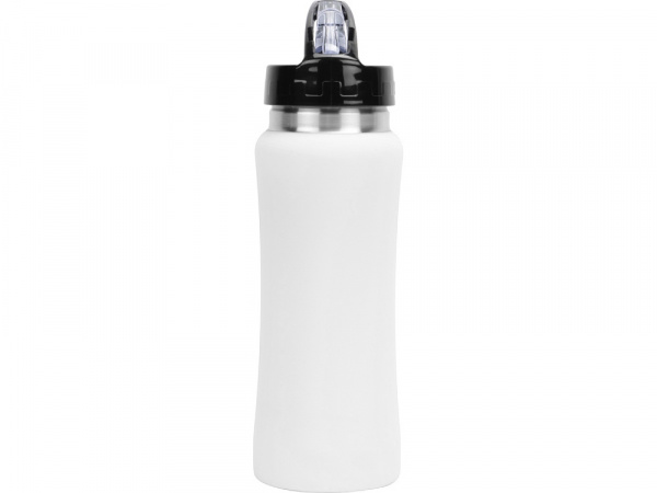 Бутылка спортивная Коста-Рика 600мл, белый (P)