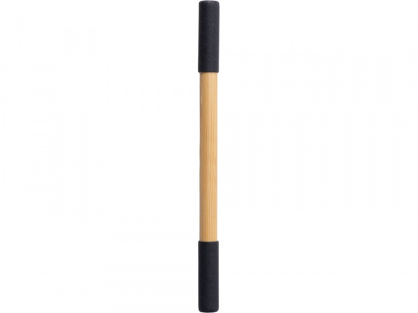 Вечный карандаш и ручка из бамбука Black bamboo, натуральный и черный