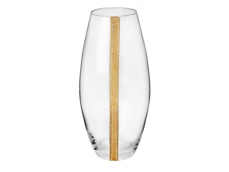 Ваза Сопрано, прозрачный/золотистый