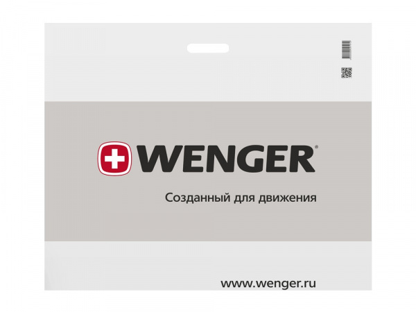 Рюкзак 20л. Wenger, черный/голубой