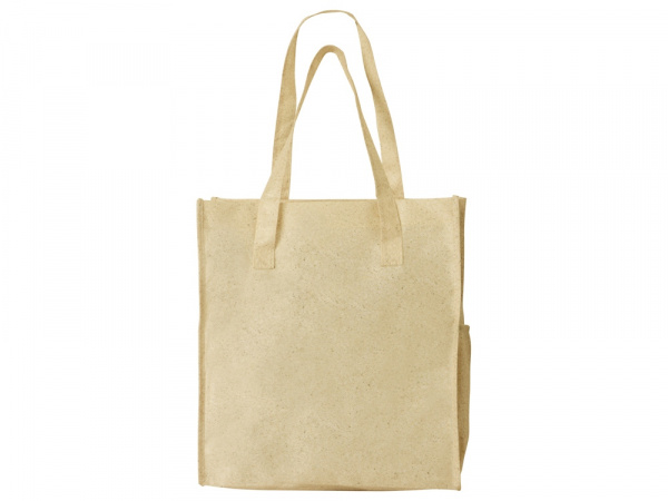 Сумка-шоппер Wheat из переработанного пластика 80gsm, 30.5*33*12.5cm, бежевый