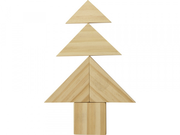 Деревянная головоломка в коробке Tangram