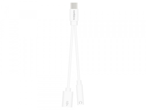 Rombica Type-C Adapter 3.5C, белый