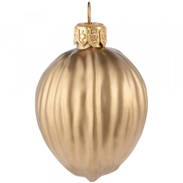 Елочная игрушка «Грецкий орех»