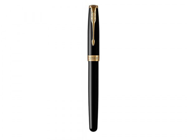 Ручка перьевая Parker Sonnet Core Black Lacquer GT, черный/золотистый