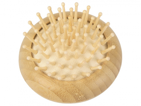 Расческа с зеркалом из бамбука Daisy, натуральный