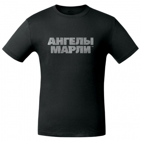 Футболка «Ангелы марли», черная, размер XL
