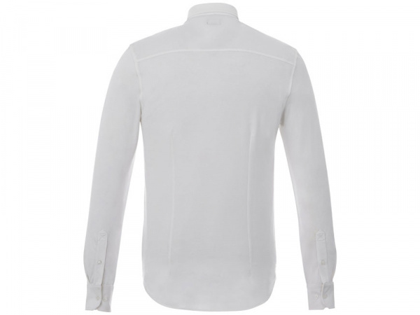 Мужская рубашка Bigelow из пике с длинным рукавом, белый