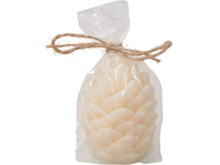 Свеча Шишка, молочный