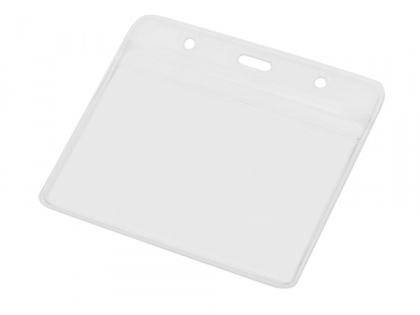 Бейдж Crystal Flat 115*101 мм (внут.размер 107*70 мм), прозрачный