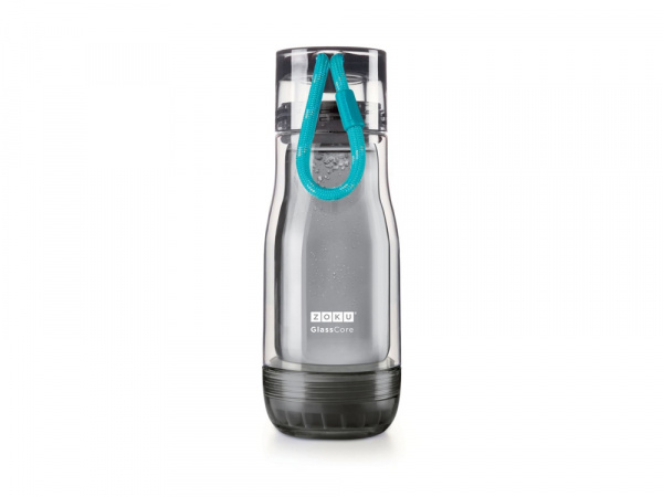 Бутылка Zoku Active 325 мл голубая