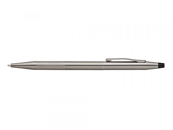 Шариковая ручка Cross Classic Century Titanium Grey Micro Knurl, серебристый