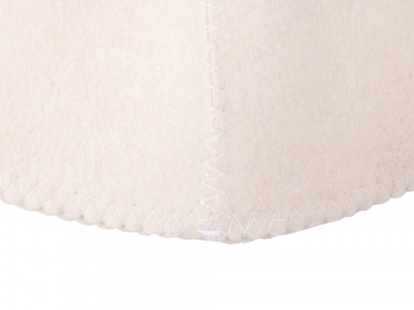 Шапка для бани и сауны Healing, белая