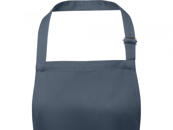 Фартук Andrea плотностью 240 г/м² с регулируемой завязкой на шее - Hale Blue