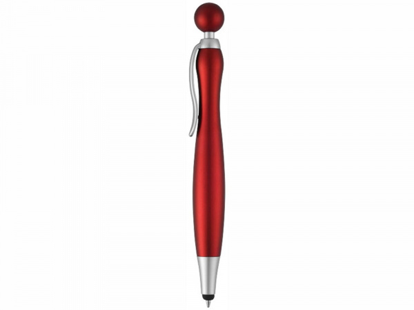 Ручка-стилус шариковая Naples, красный