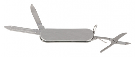 Мультитул-складной нож 3-в-1, металлик