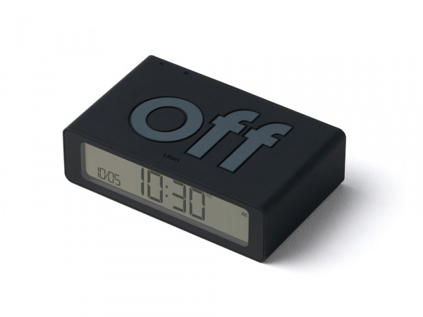 Часы настольные Flip Mini, черный