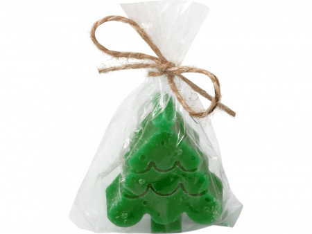 Свеча Елочка, зеленый