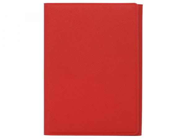 Обложка на магнитах для автодокументов и паспорта Favor, красная/серая